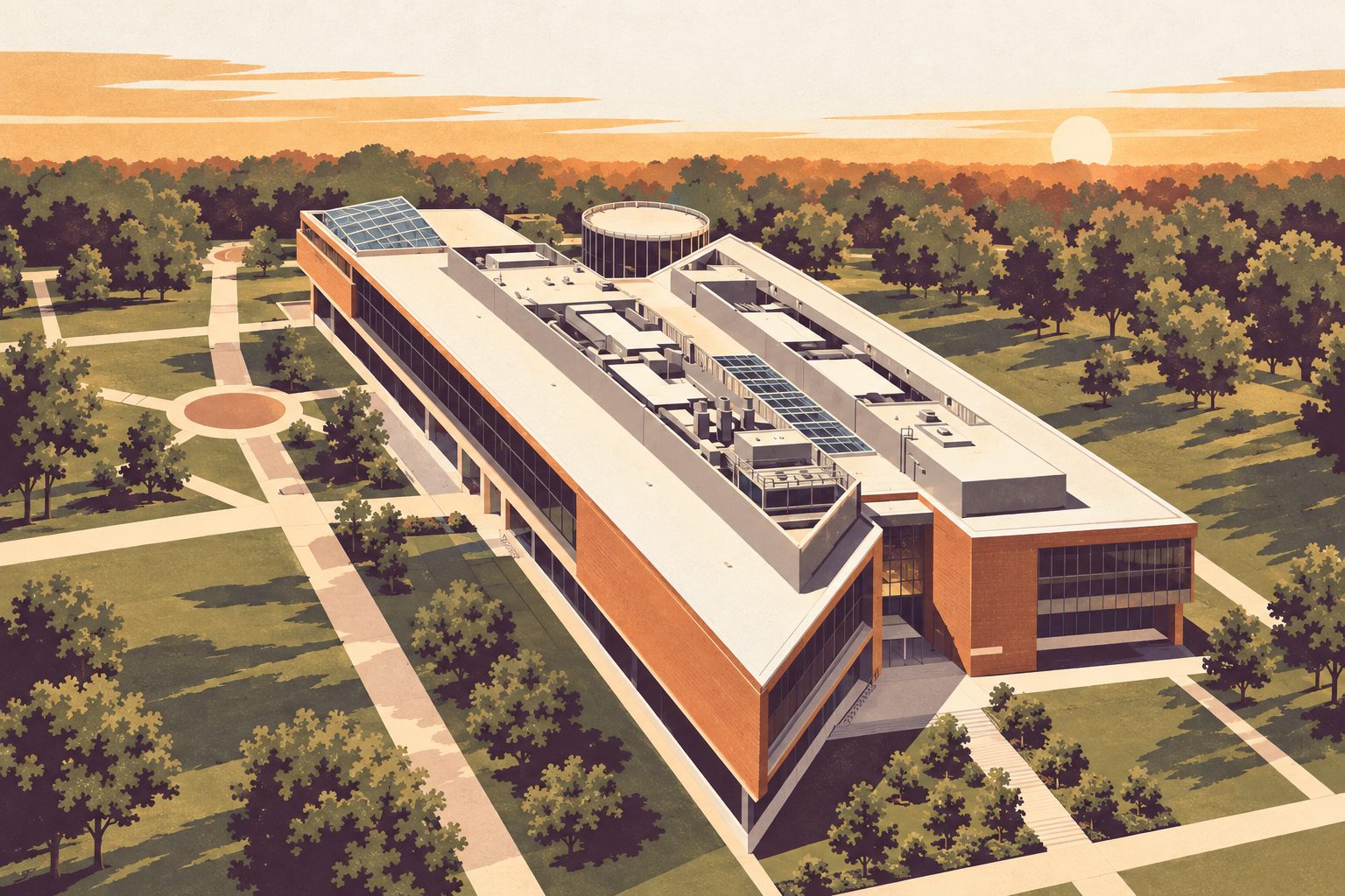 Illustration of Bowie State University