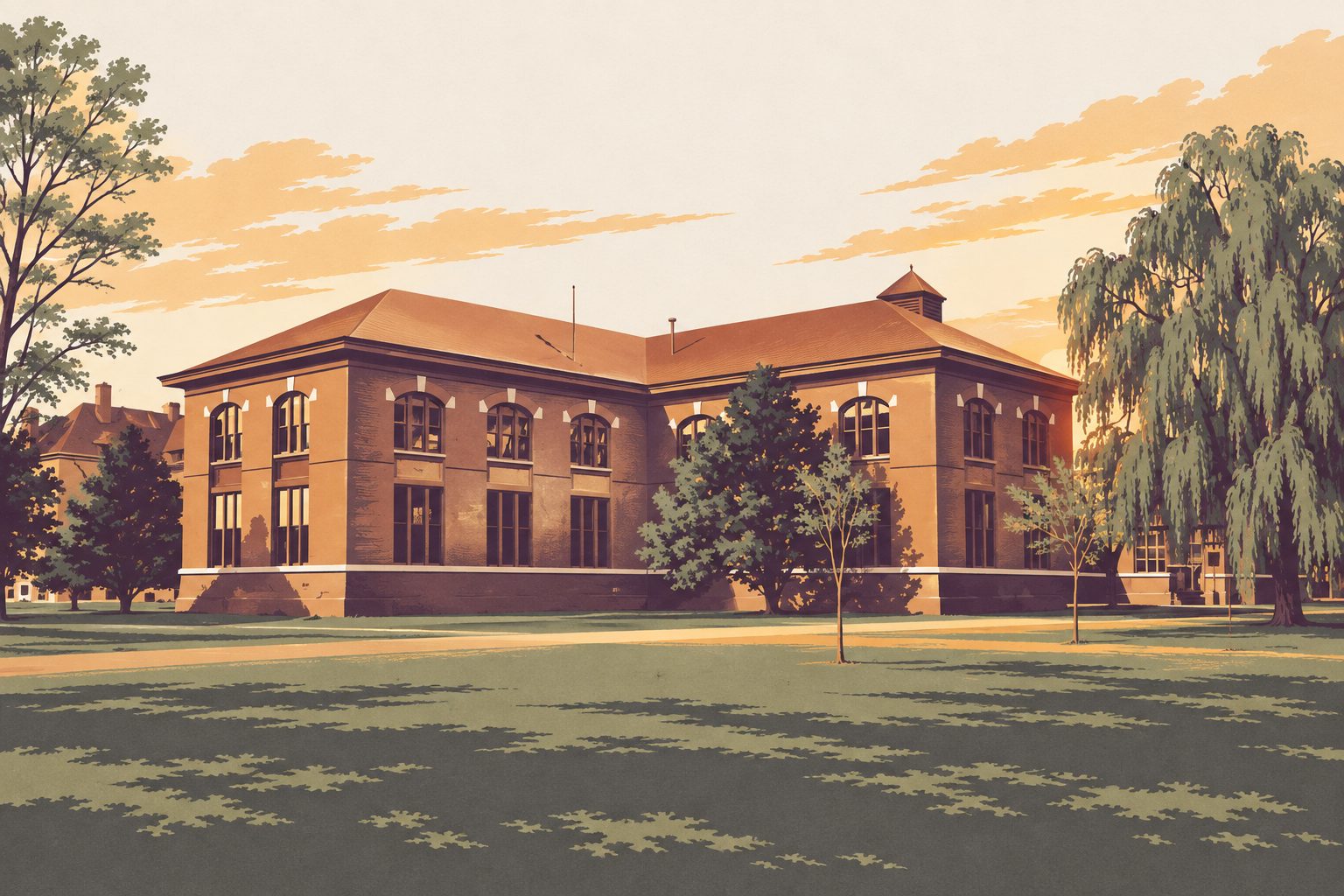 Illustration of Hampton University